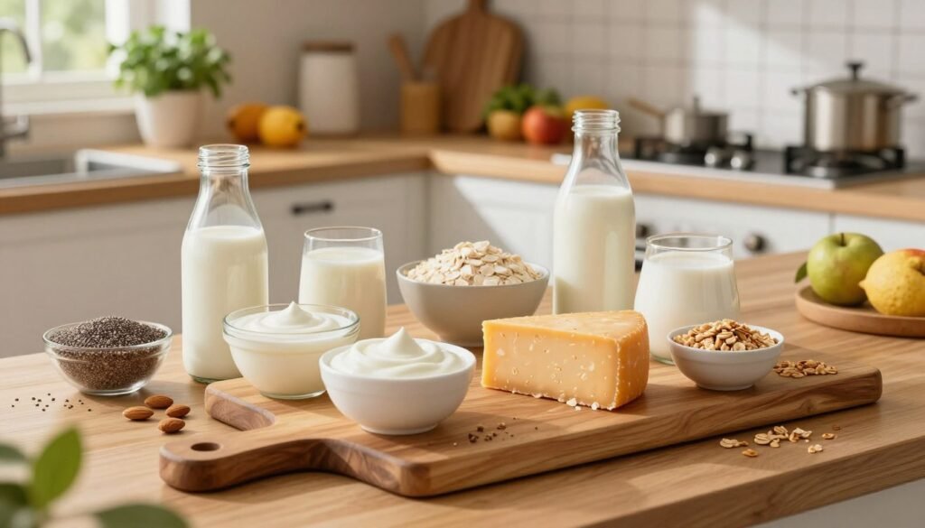 dairy alternatives calcium protein